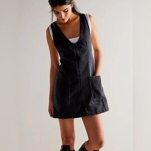 New without tags Free People High Roller Skirtall Overalls